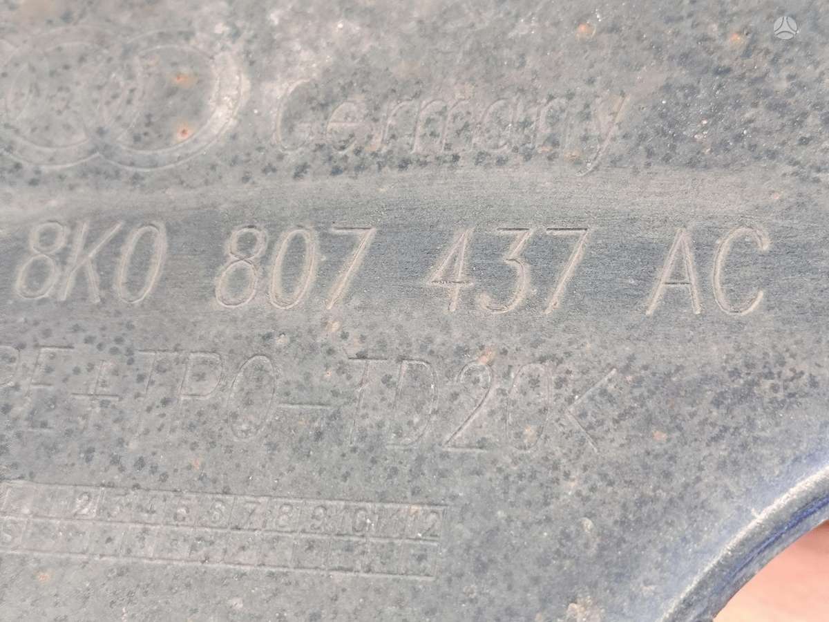 Audi A4, 8K0807437 AC, бамперы (буфера)