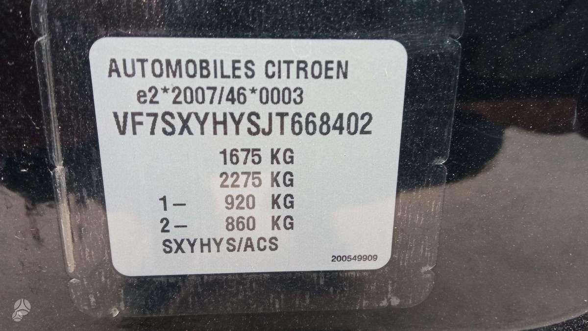 Citroen C3, 1.5 l., hatchback