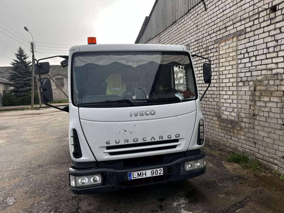 Iveco 90 E, 17, самосвалы с краном