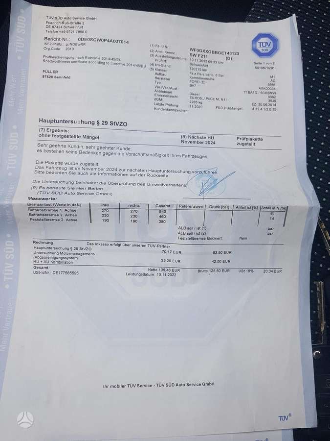 Ford Mondeo, 1.6 l., Универсал