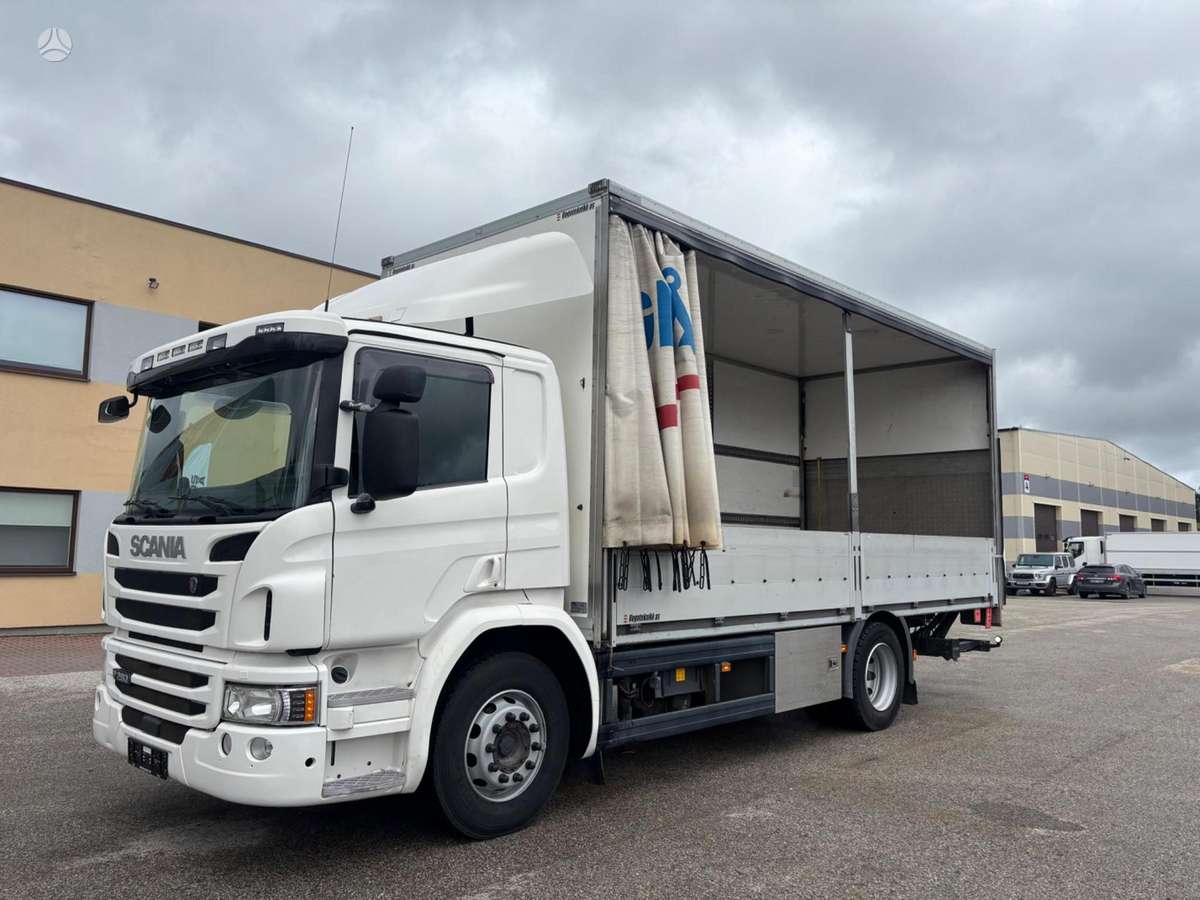 Scania P280, с краном