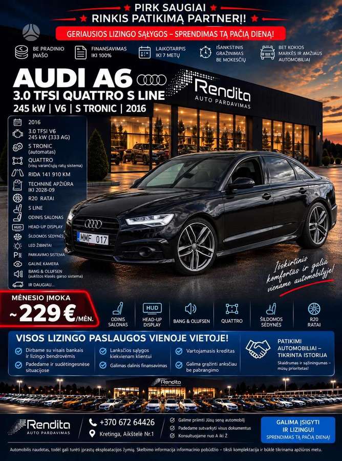 Audi A6, 3.0 l., Седан