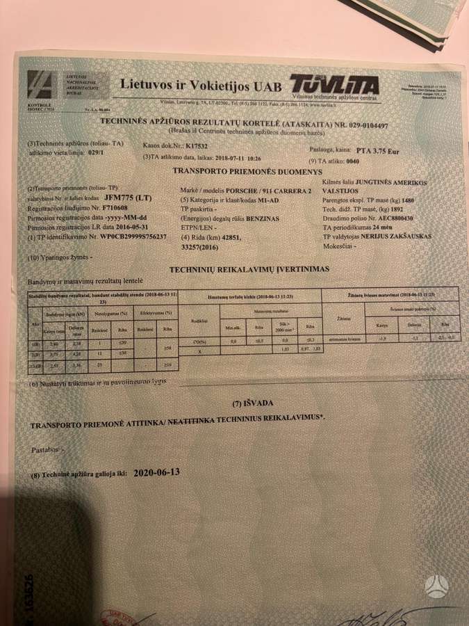 Porsche 911, 3.8 l., Кабриолет