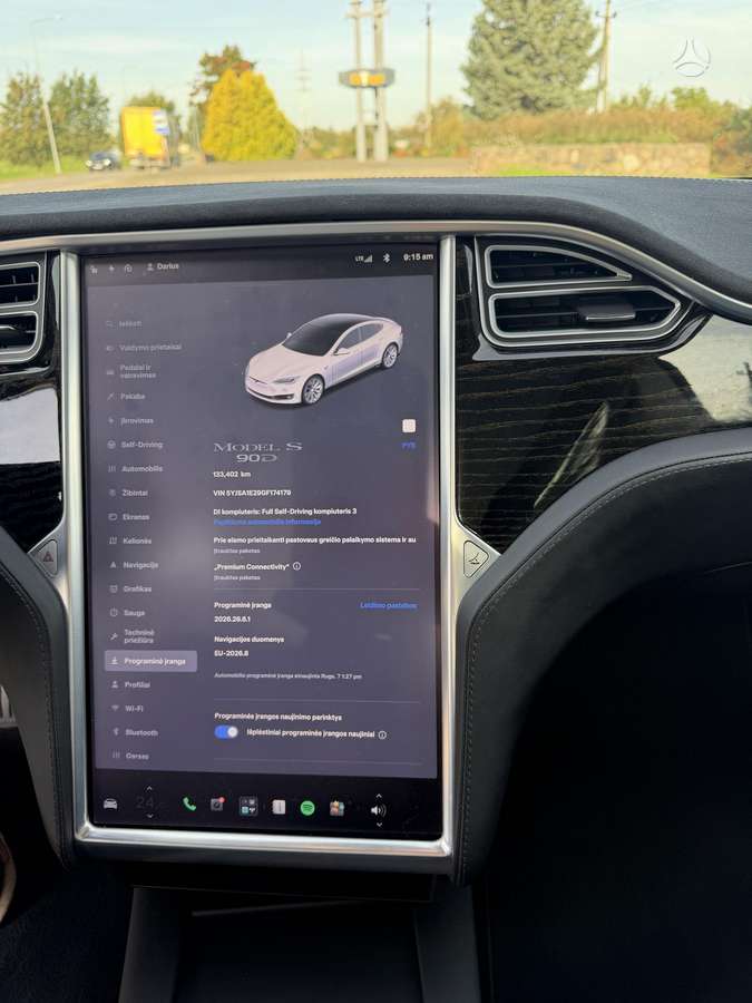 Tesla Model S, 90 kWh, hečbekas