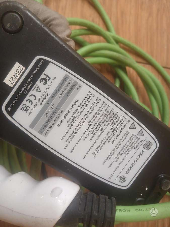Volkswagen ID.4, masterplug mode 2 ev charger, Pakrovejas