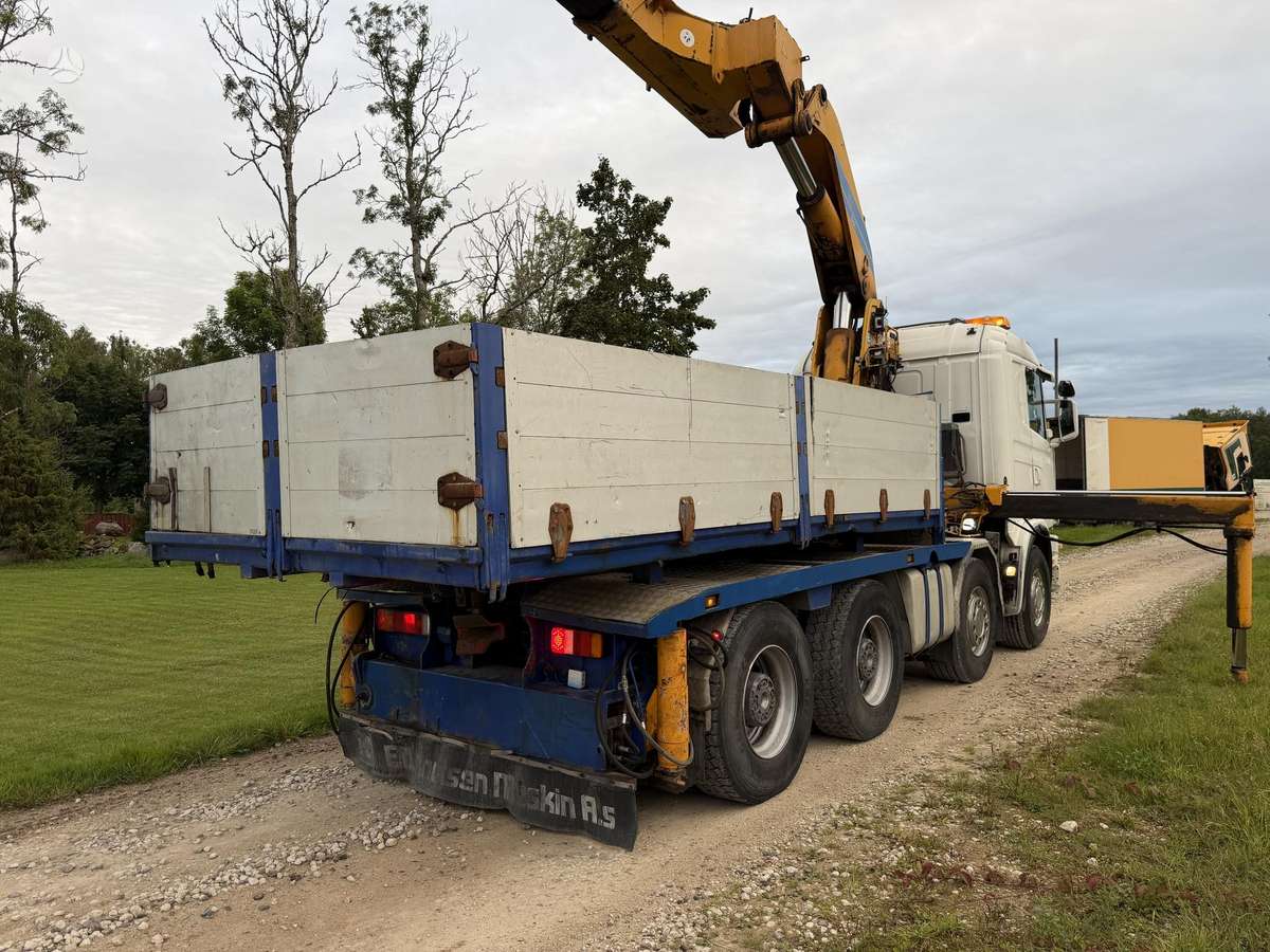 Scania R144 8x4 Effer 680 JIB + Platform, double sleeper