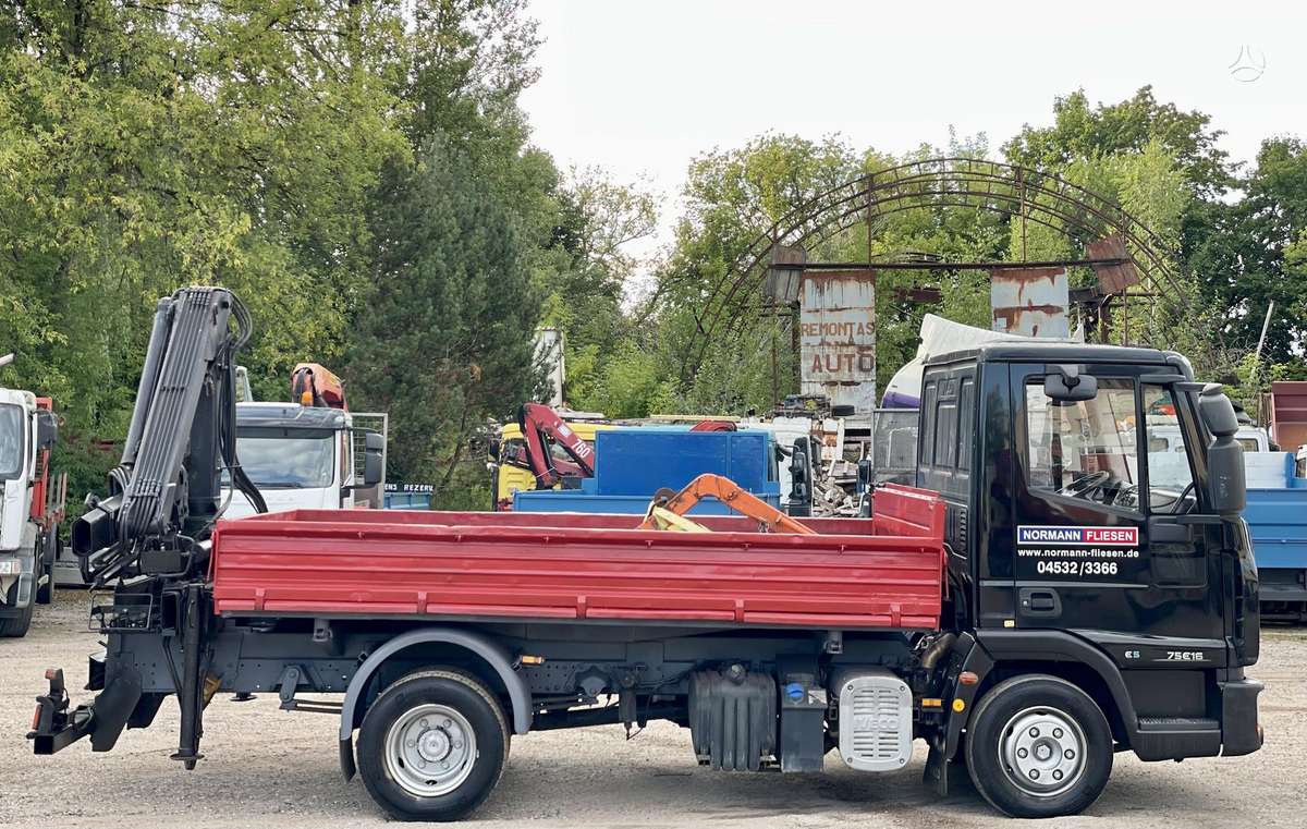 Iveco EUROCARGO, самосвалы с краном