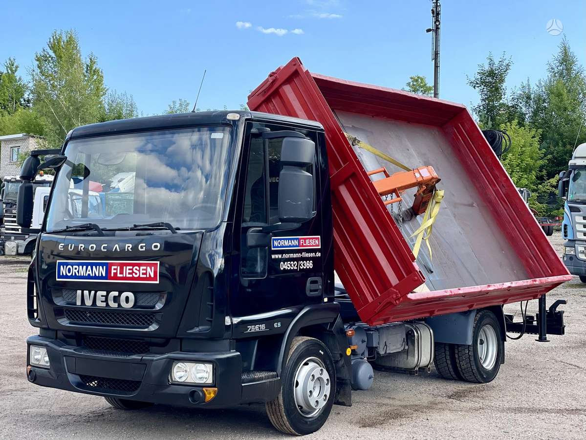 Iveco EUROCARGO, самосвалы с краном