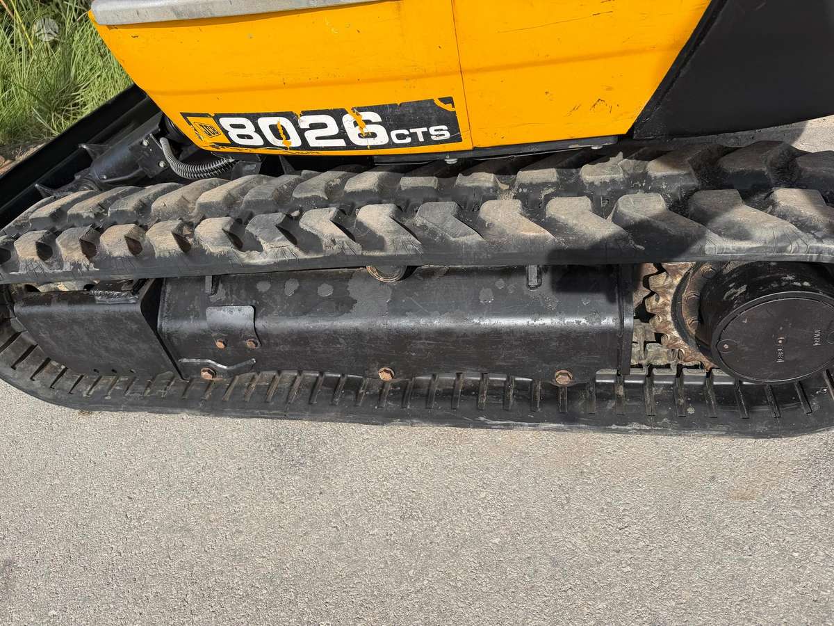 JCB 8026CTS, mini ekskavatoriai