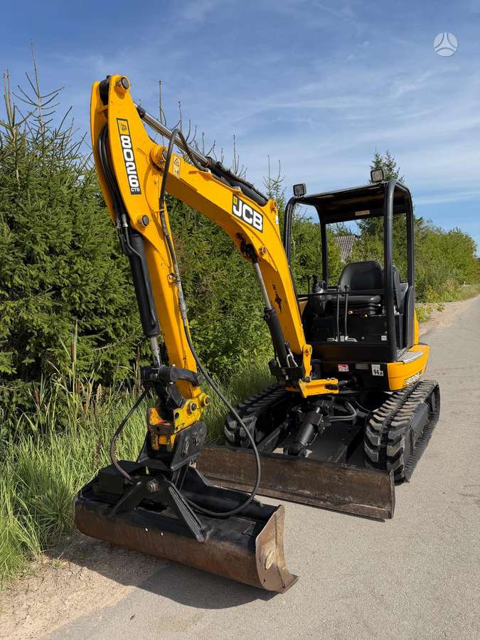 JCB 8026CTS, mini ekskavatoriai