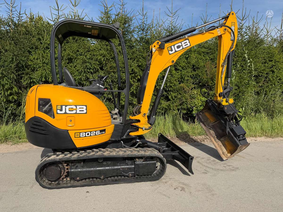 JCB 8026CTS, мини-экскаваторы