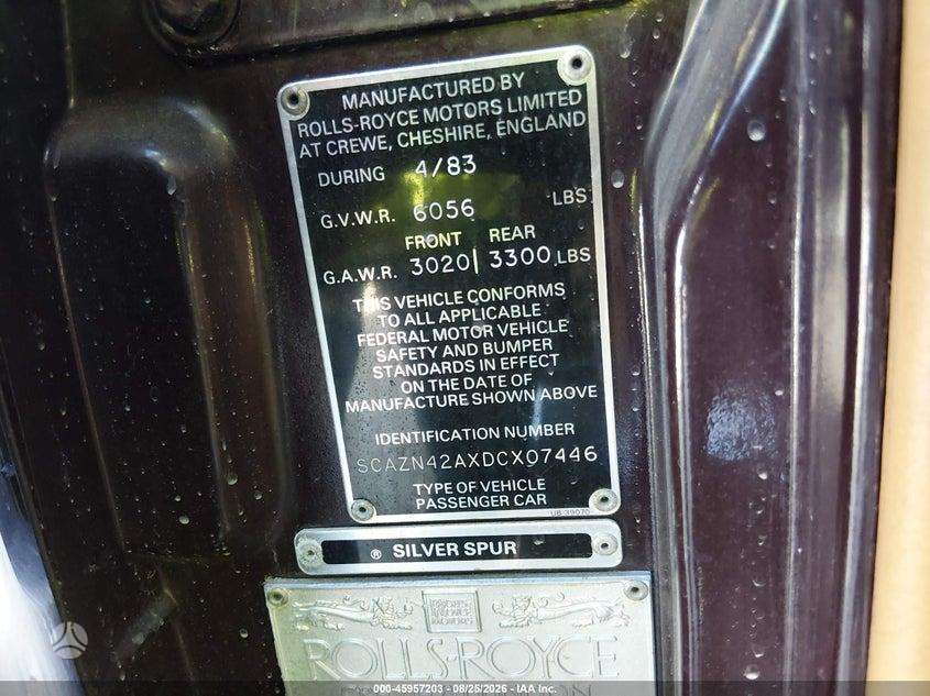 Rolls-Royce Silver, 6.8 l., Седан