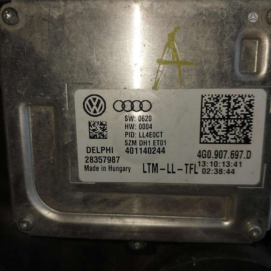 Audi A6, 4G0941, gaismas