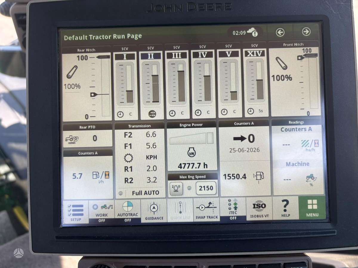 John Deere 8370R, traktoriai