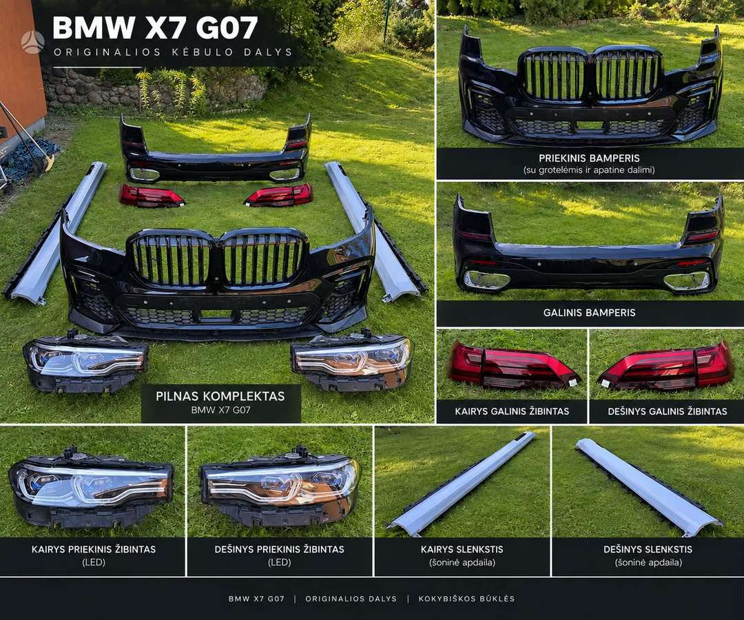 BMW X7 Daugiau info telefonu