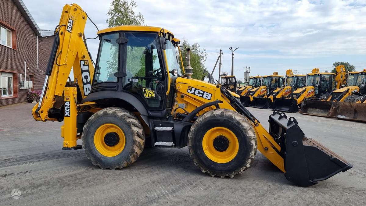 JCB 4 CX, ekskavatoriniai krautuvai