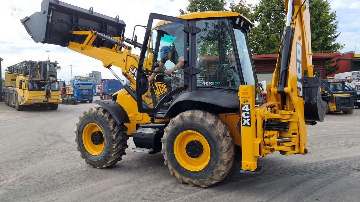 JCB 4 CX, ekskavatoriniai krautuvai