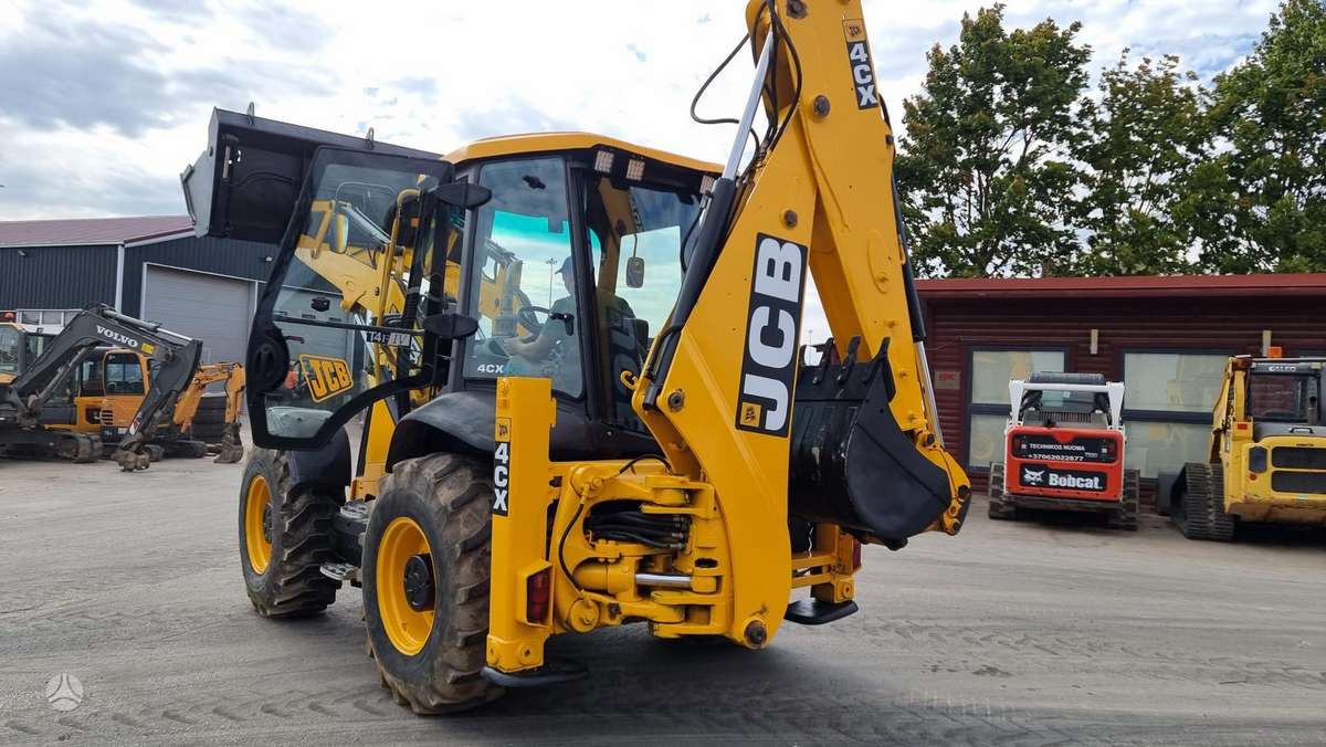 JCB 4 CX, ekskavatoriniai krautuvai