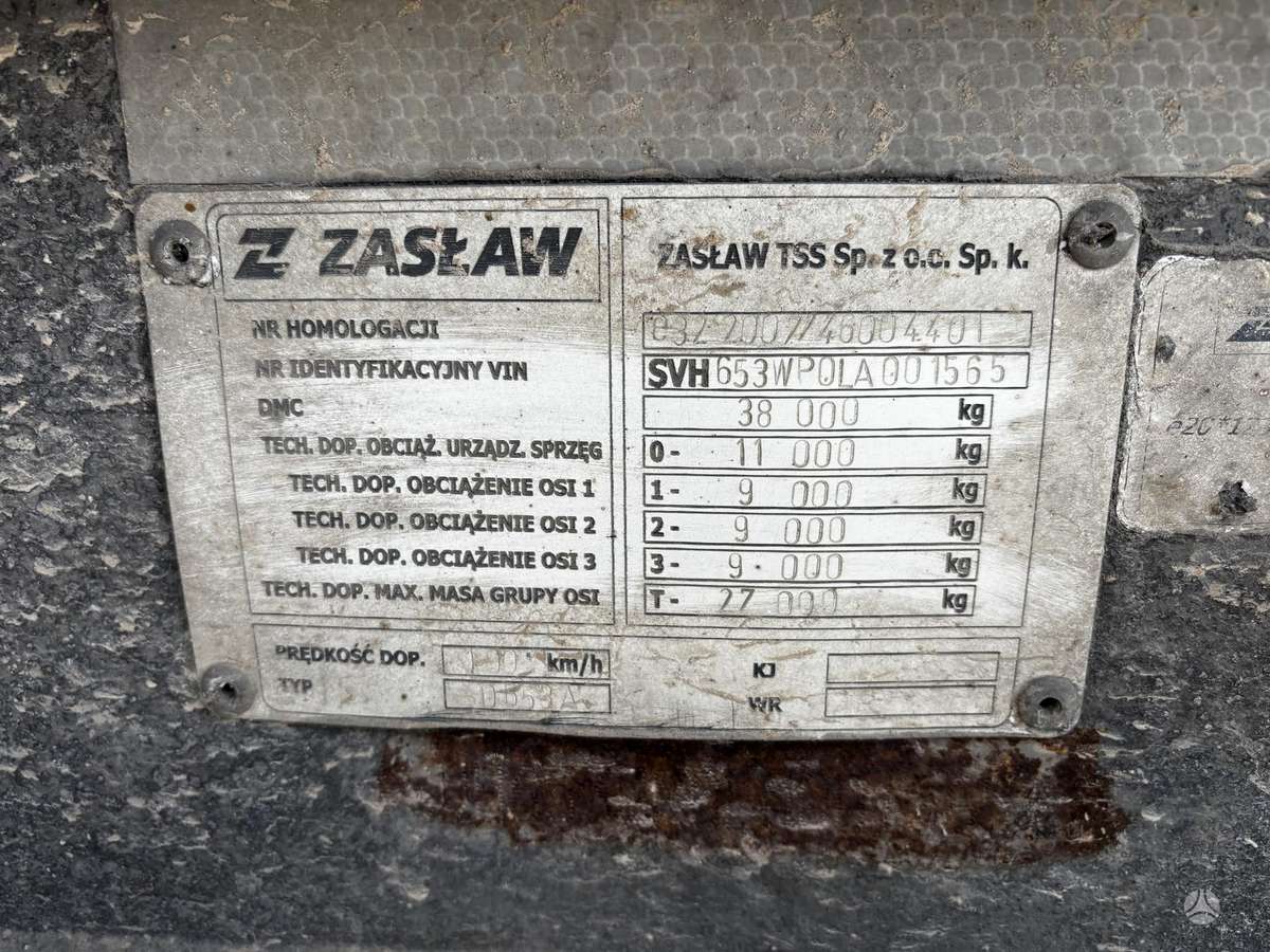 Schmitz ZASLAW SAF 40m3, самосвалы