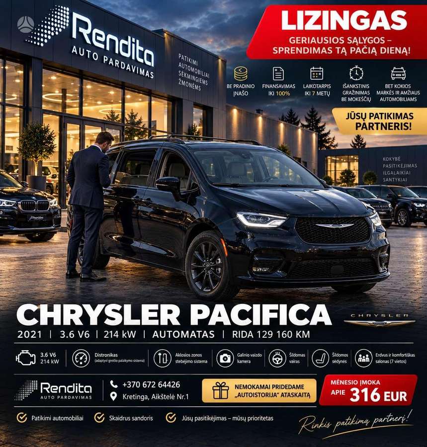 Chrysler Pacifica, 3.6 l., Минивэн