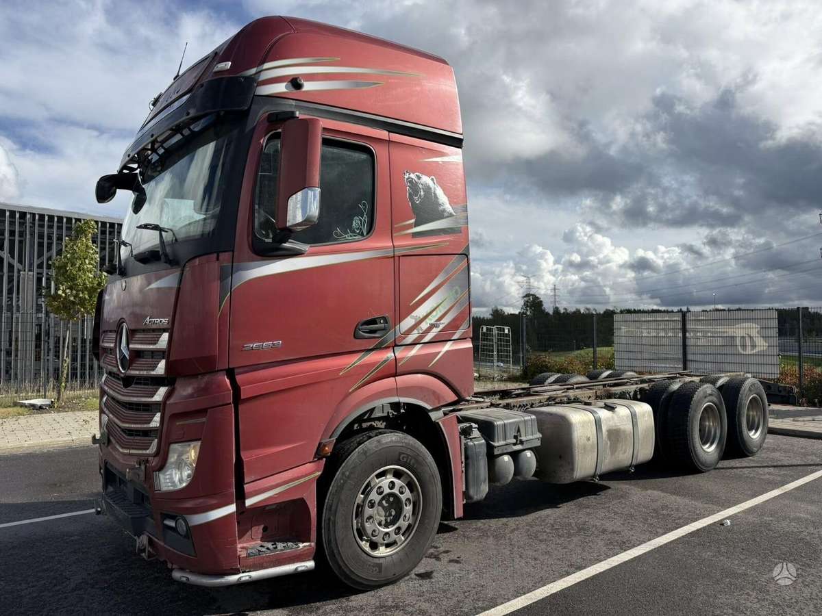 Mercedes-Benz Actros 2663 6X4 / Double chassis /, шасси