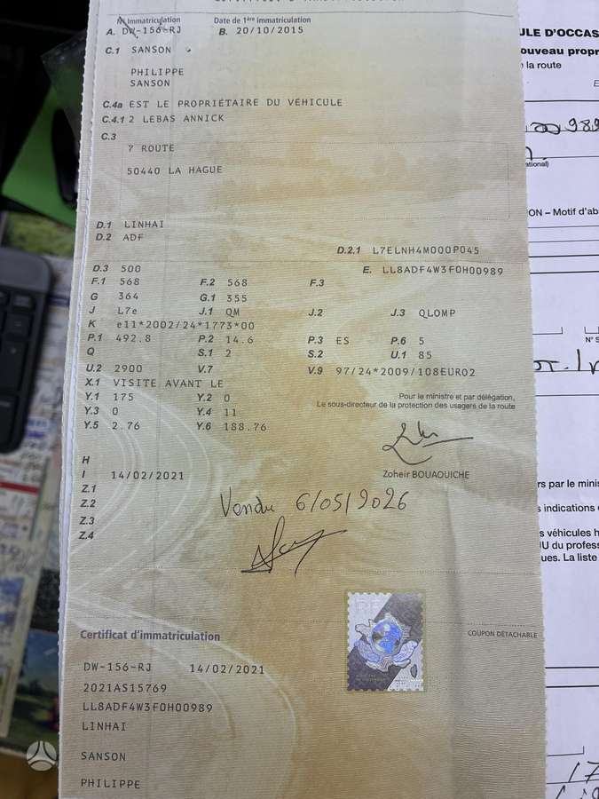 Linhai 500 510cc, keturračiai
