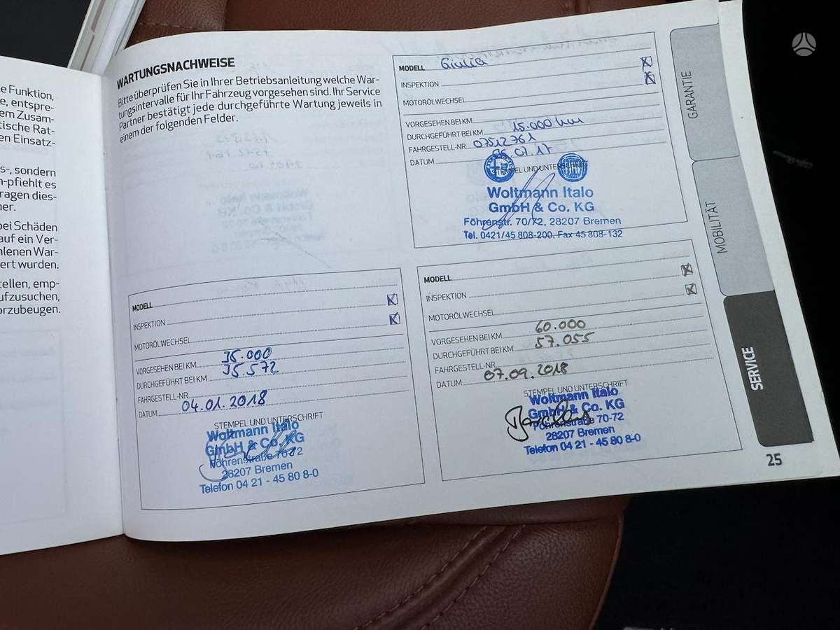 Alfa Romeo Giulia, 2.1 l., Седан
