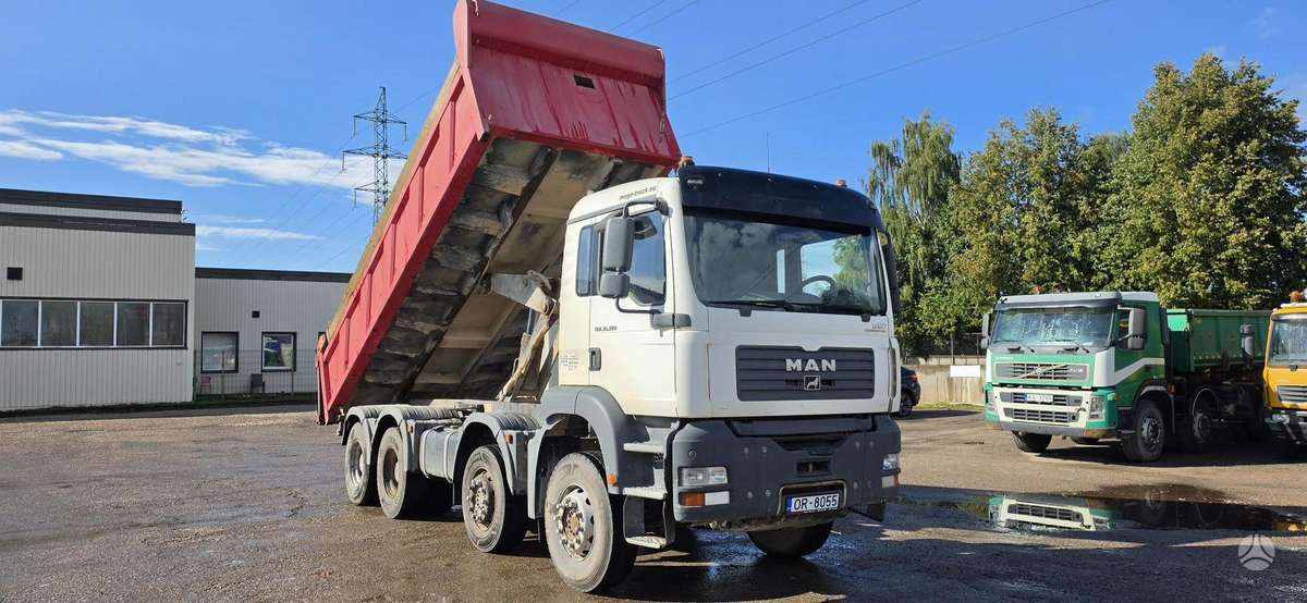 MAN TGA 35.390 8x4, dumpers / tippers