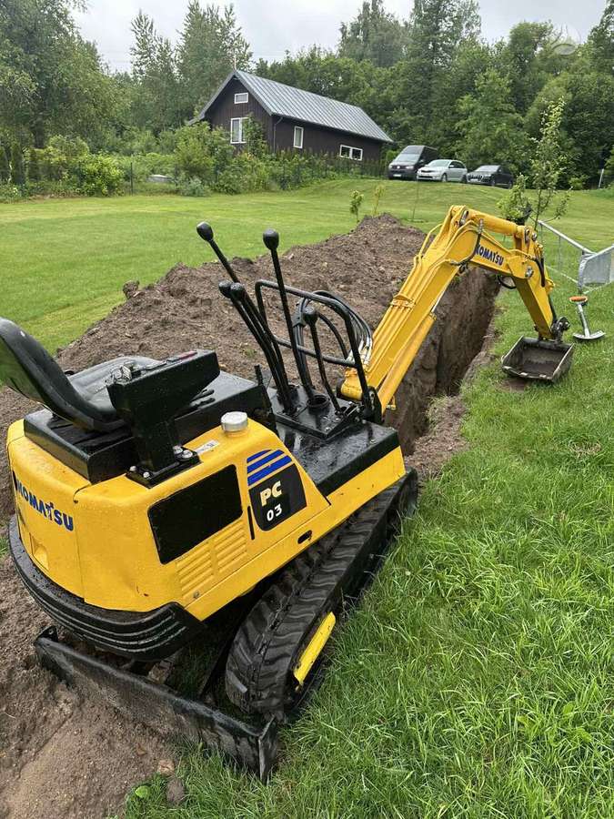 Komatsu PC 03-1, мини-экскаваторы