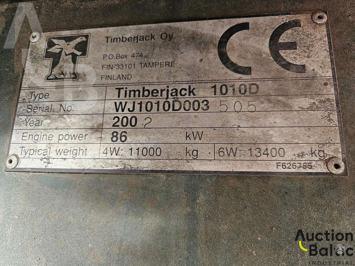 Timberjack 1010D, koksnes transportieri