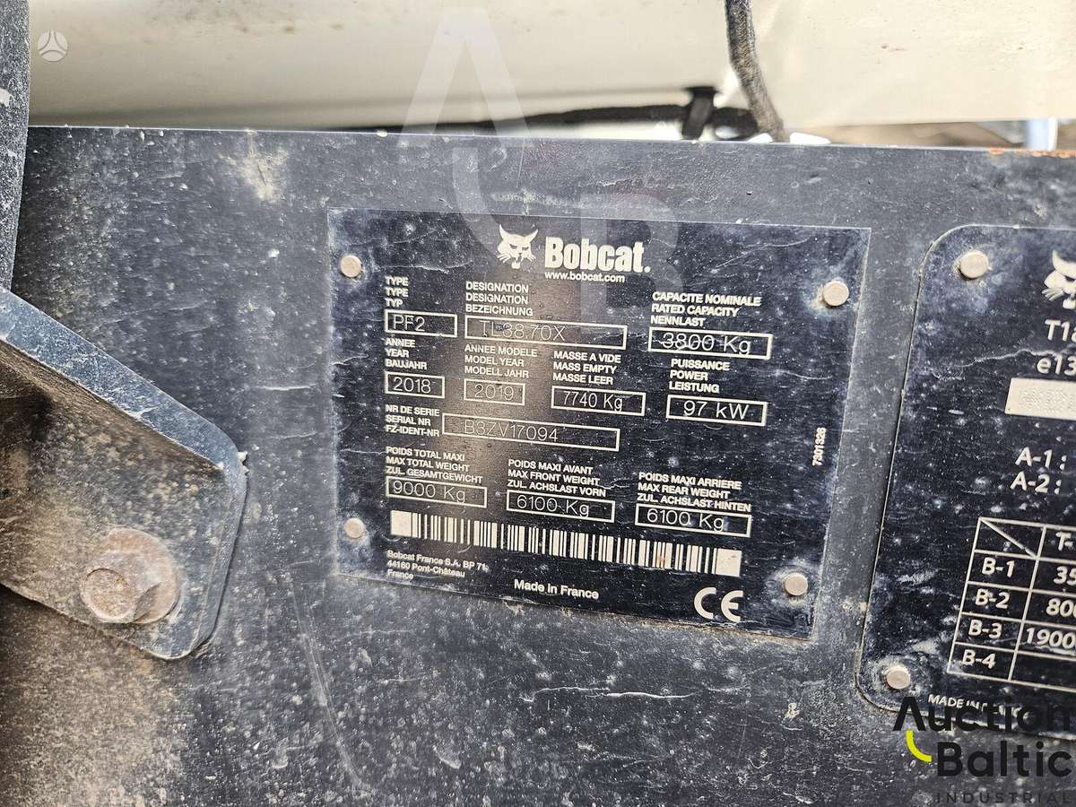 Bobcat TL38 70X, forklifts