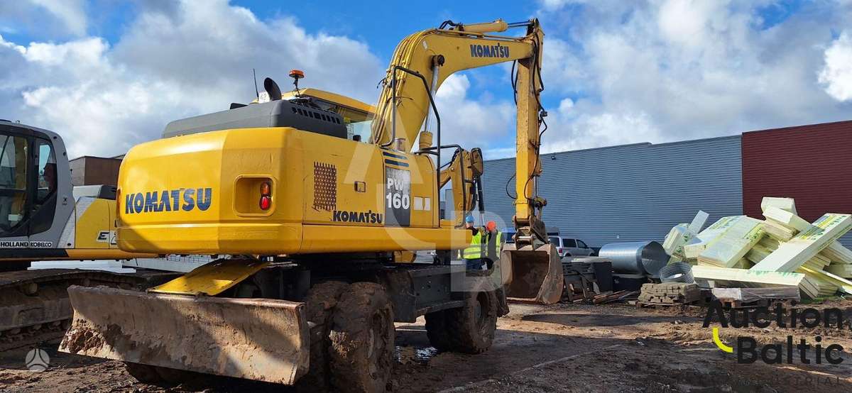 Komatsu PW160-7E0, excavator
