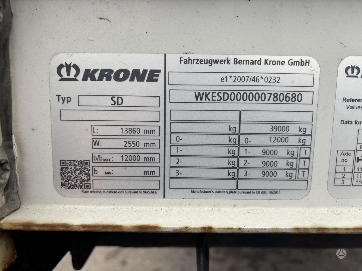 Krone Standart, пологовые / тентовые