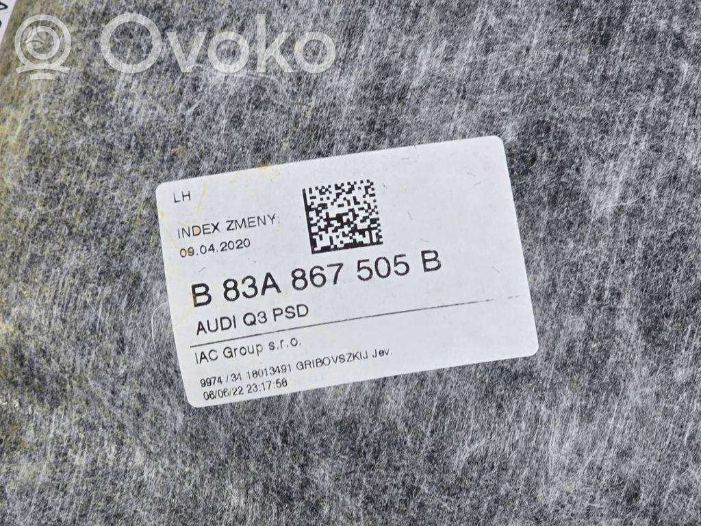 Audi Q3 обивка крыши