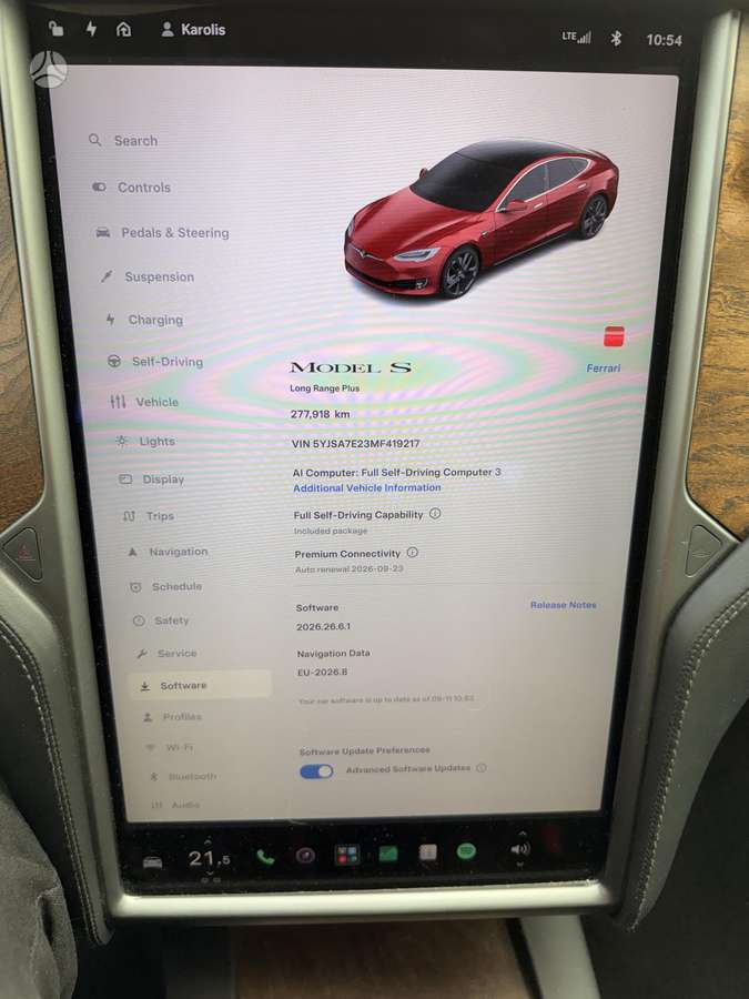 Tesla Model S, 100 кВт·ч, Хэтчбек