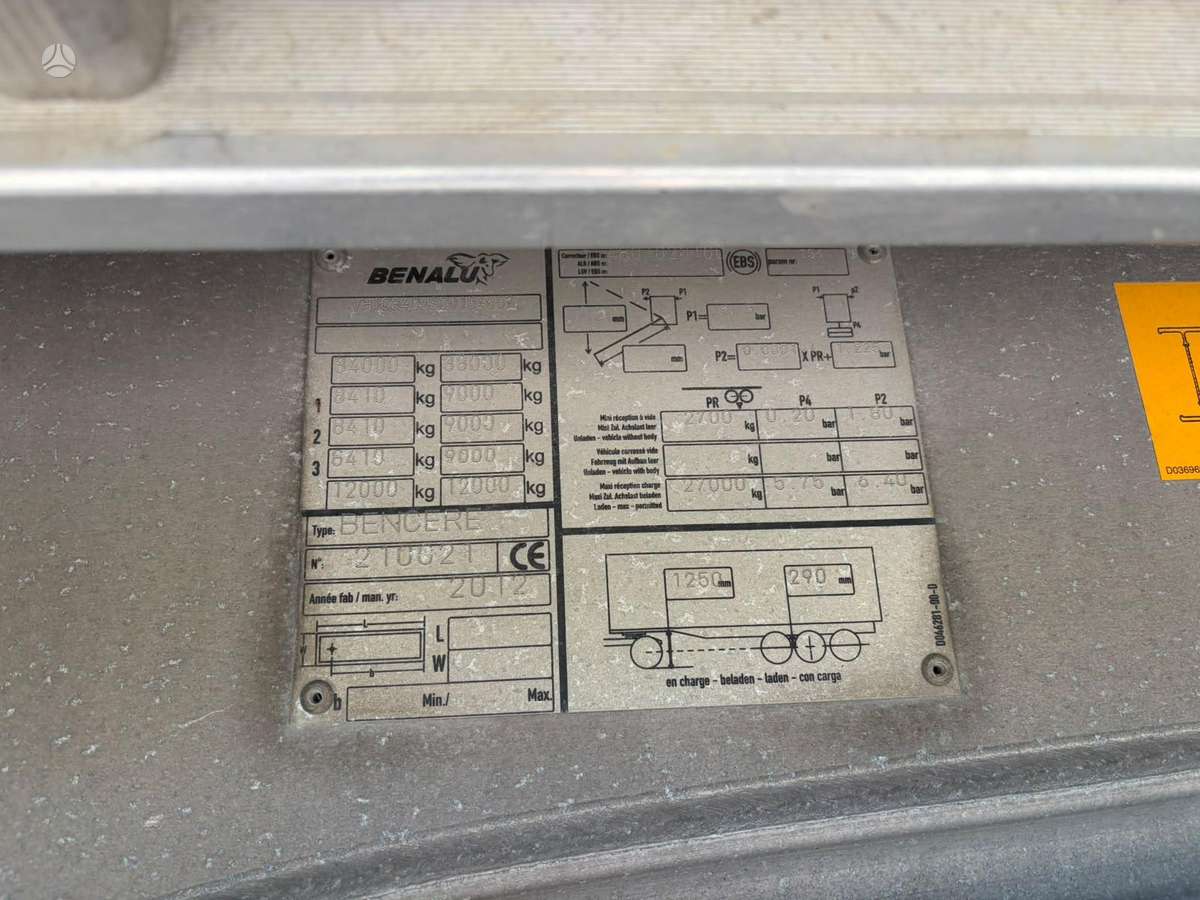 Benalu 49m3, dumper / tipper