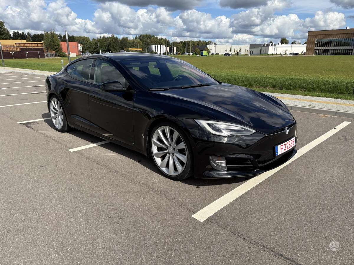 Tesla Model S, 75 kWh, sedanas