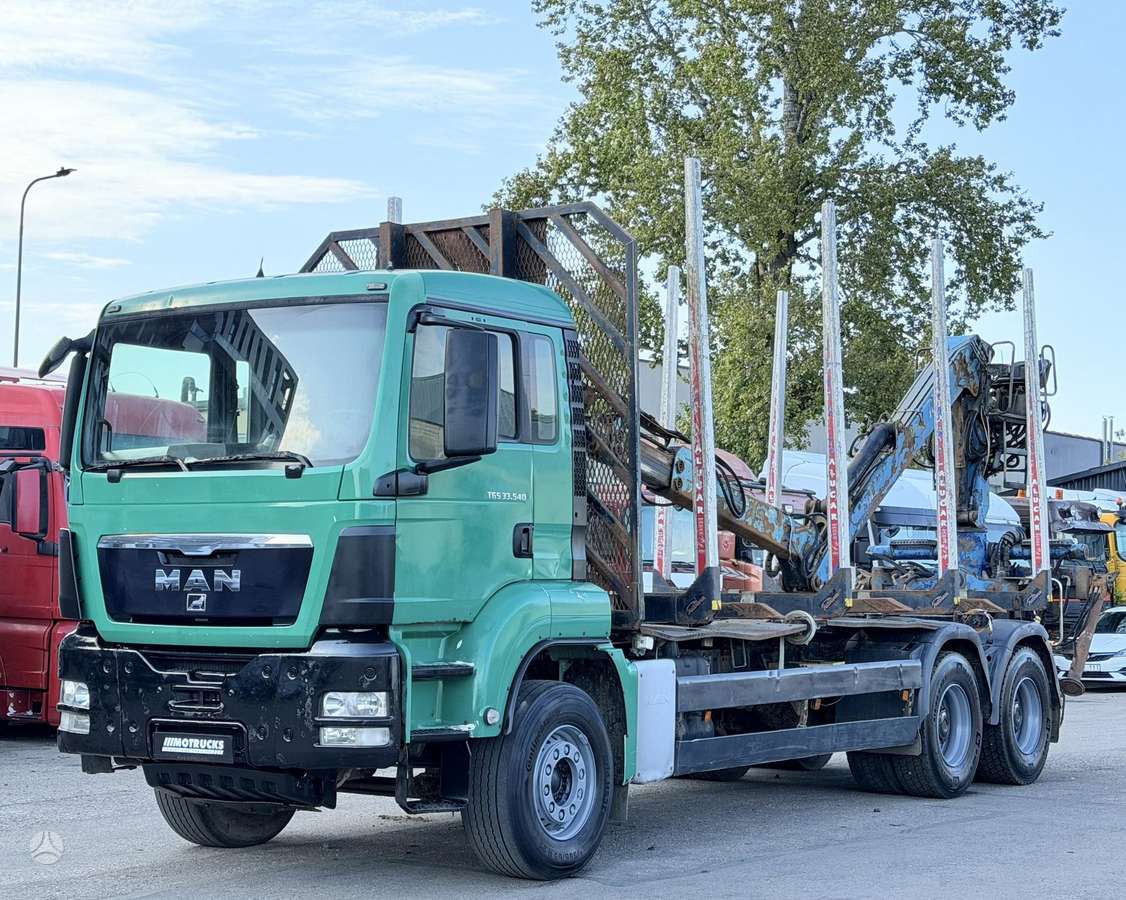 MAN TGS 33.540, лесовозы