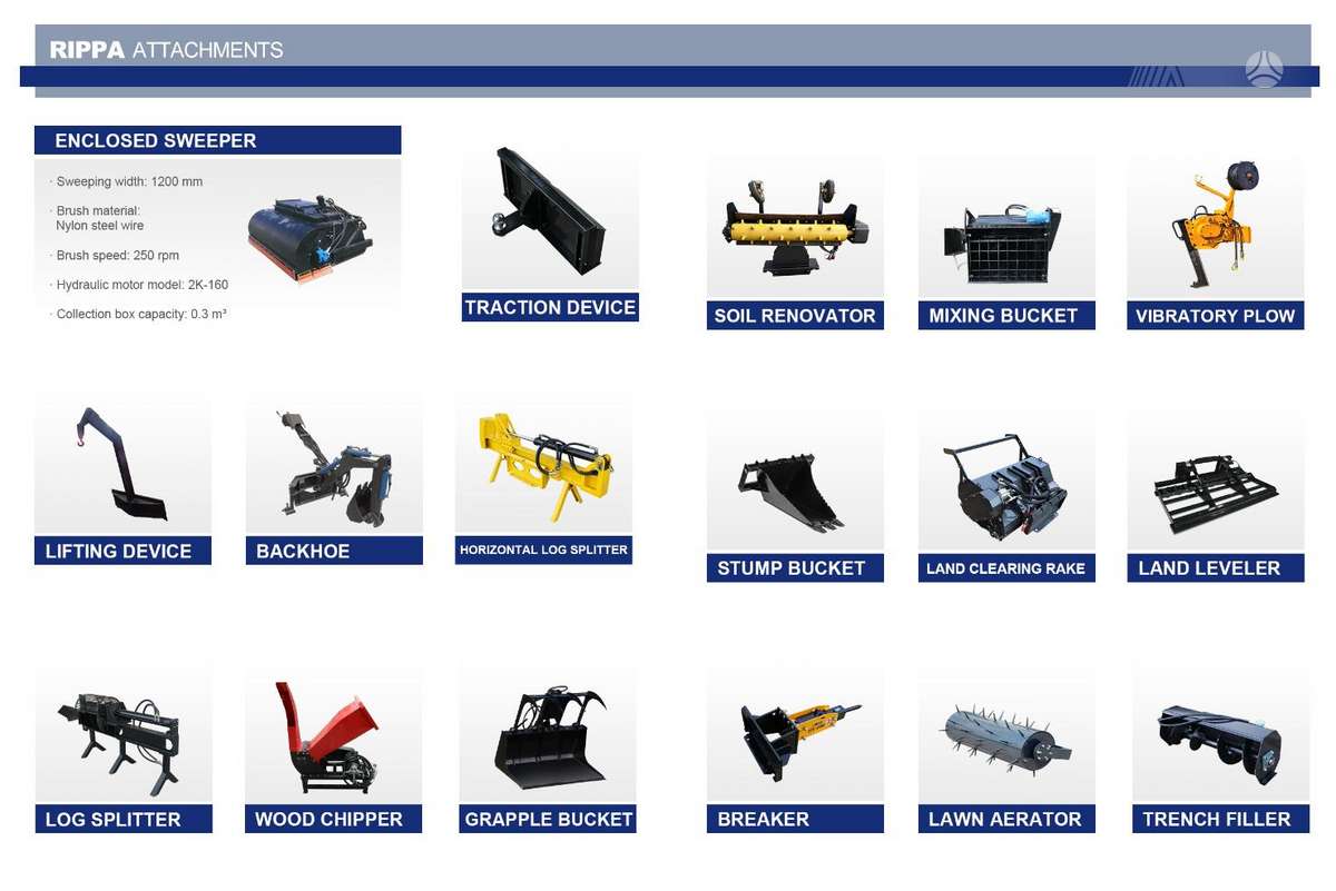 Rippa RS06 Pro, мини-погрузчики