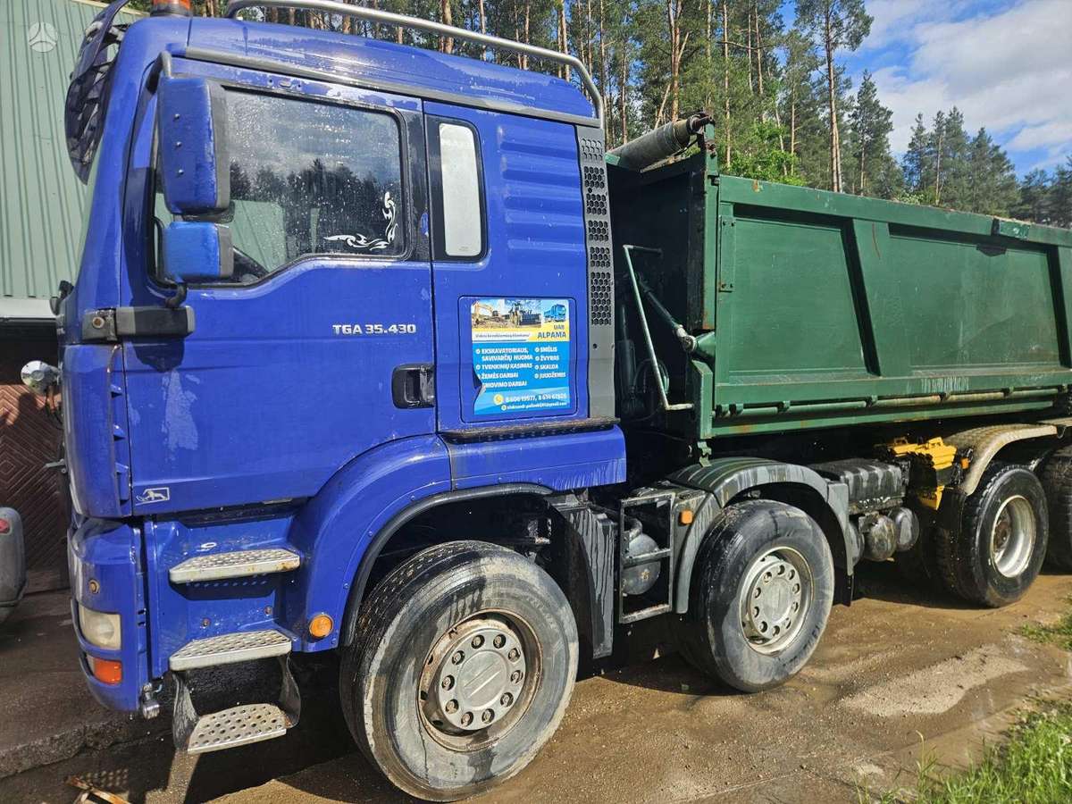 MAN Tga, dumpers / tippers