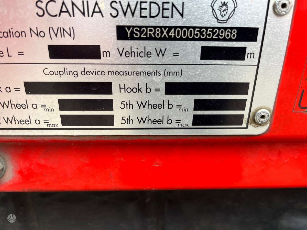 Scania R520 8X4 V8, самосвалы