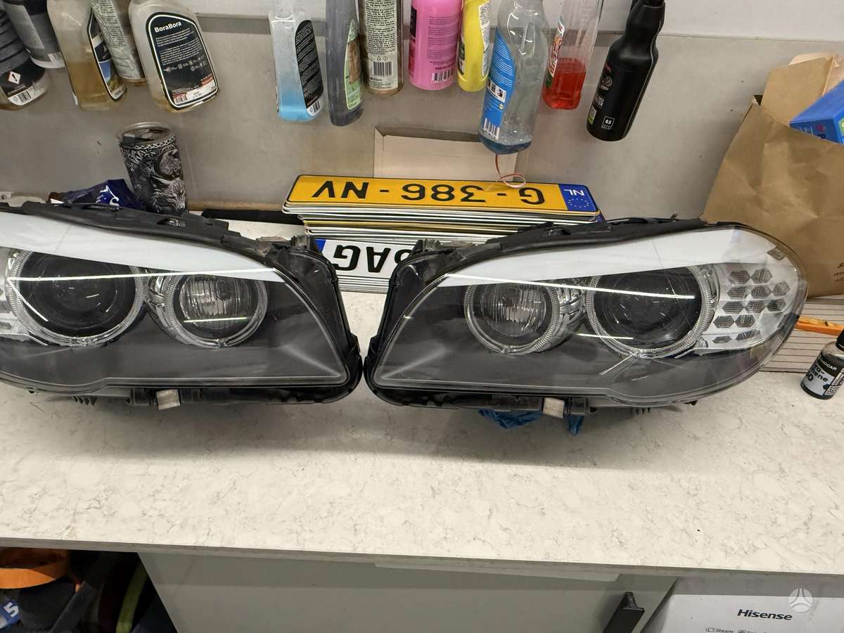 BMW 5 serija žibintai