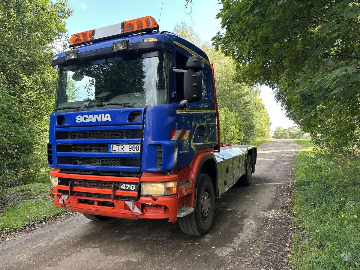 Scania R124 470, hooklift trucks