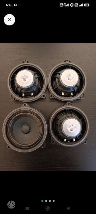 BMW Foster, loudspeakers
