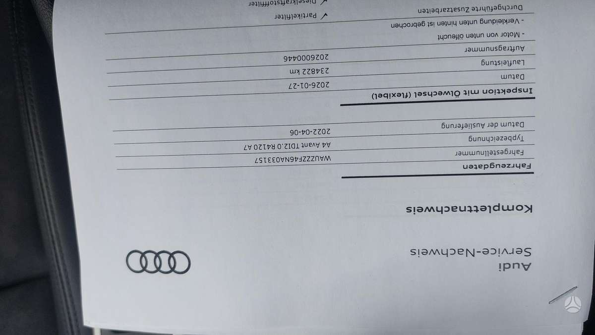 Audi A4, 2.0 l., Универсал