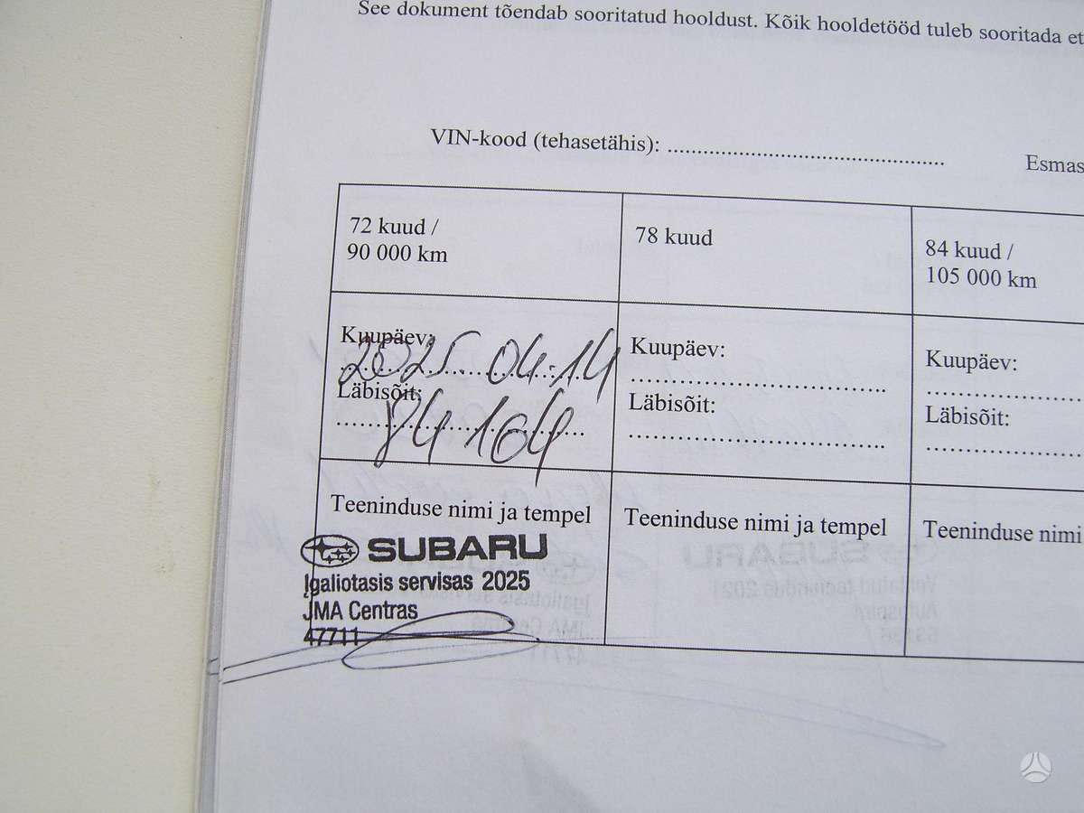 Subaru Forester, 2.0 l., off-road / crossover