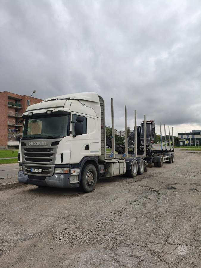 Scania R480, timber trucks