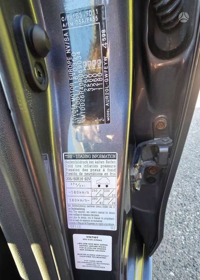 Toyota Verso, 2.0 l., Хэтчбек