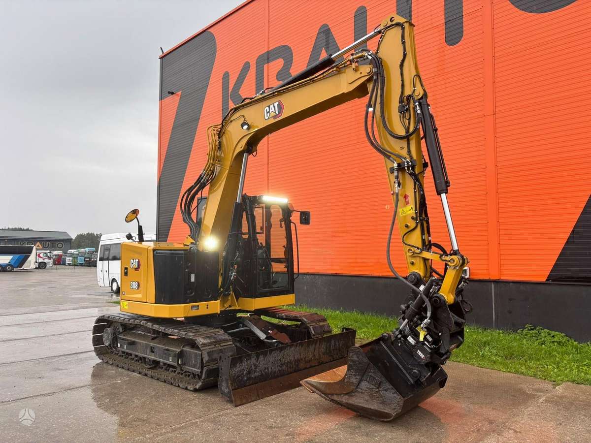 Caterpillar 308 CR, ekskavatoriai