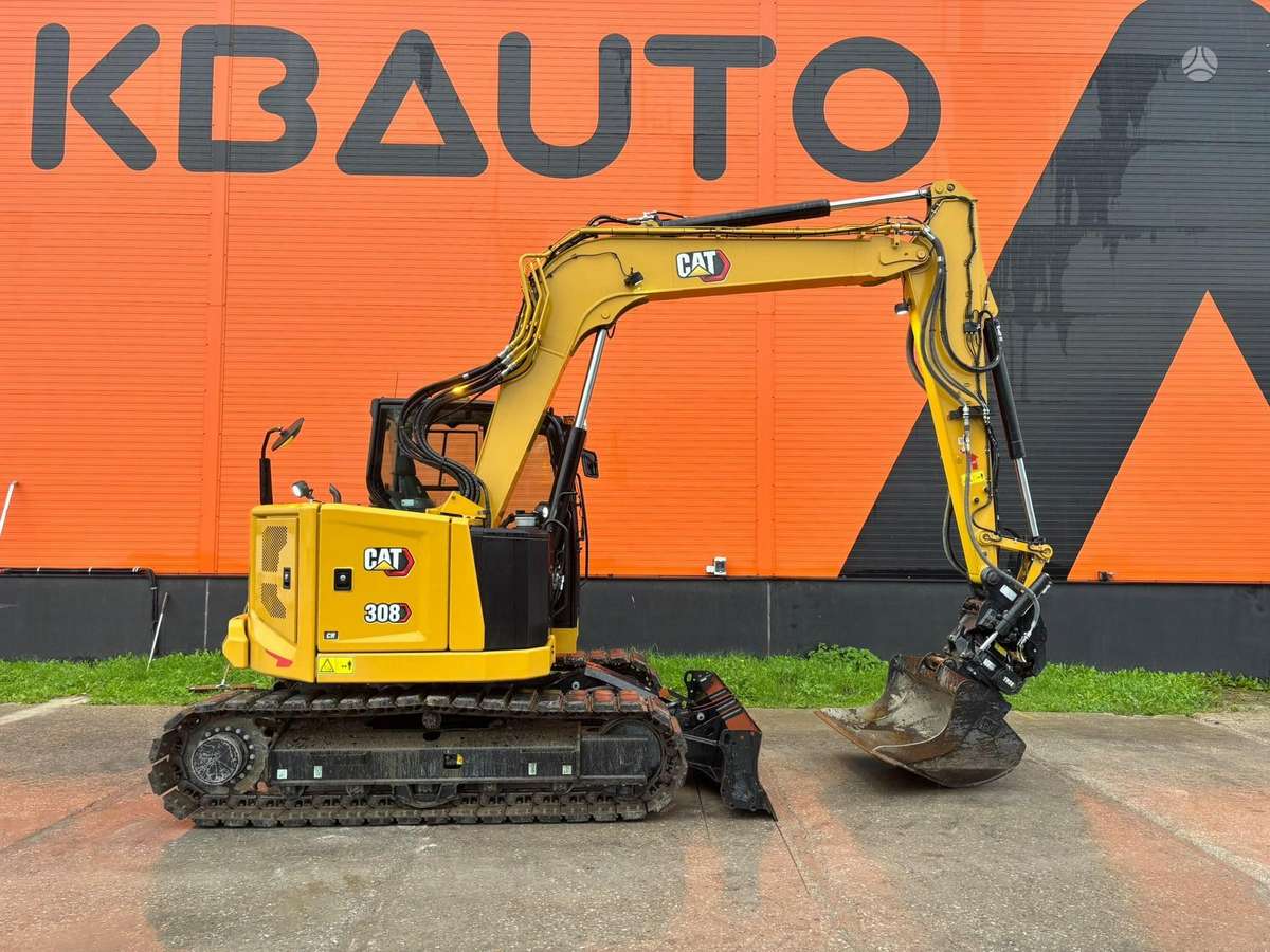 Caterpillar 308 CR, ekskavatoriai